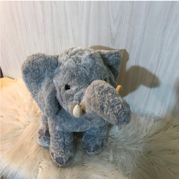 Vintage FAO Schwartz Fifth Avenue Plush large Elephant soft - Picture 4 of 8
